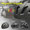 Pjt New Cycling Helmet Light Road Mtb Mountain Bike Bicycle Goggles / Sun Visor Helmet L For Men Women Sun Visor Bicycle Helmet