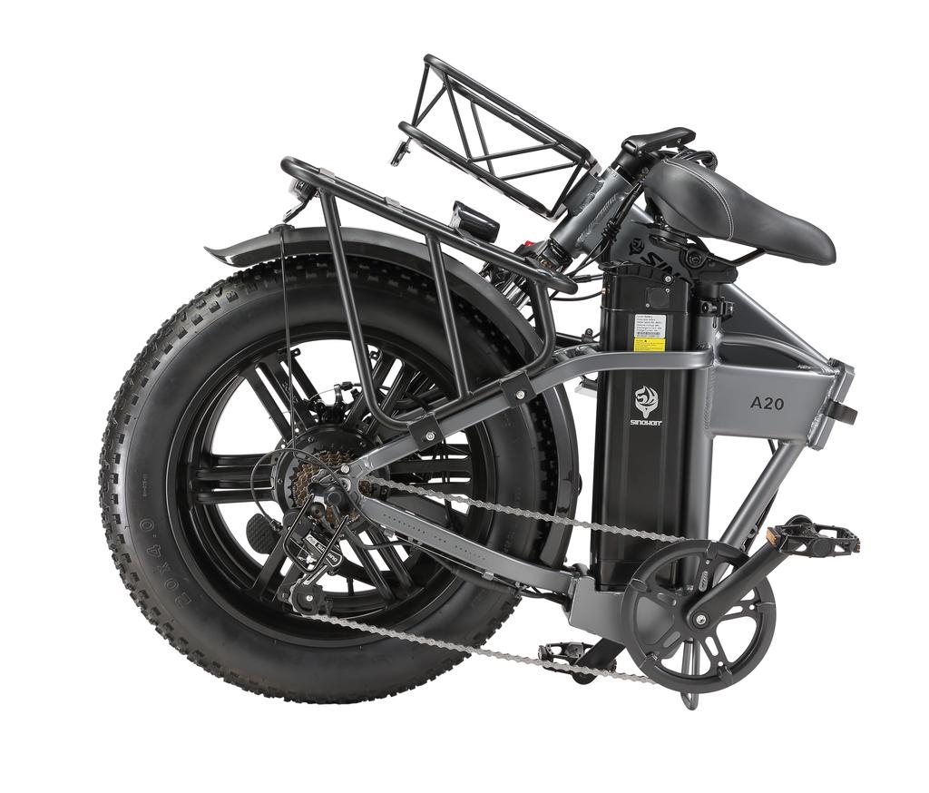 SINOHON A20 Městské Dojíždění Dospělé Elektrické Kolo 500W Motor 48V18Ah Baterie Více Terénní E-Bike 20 Palcová Silniční Kola S Tažnou Sedačkou Elektrické Kolo