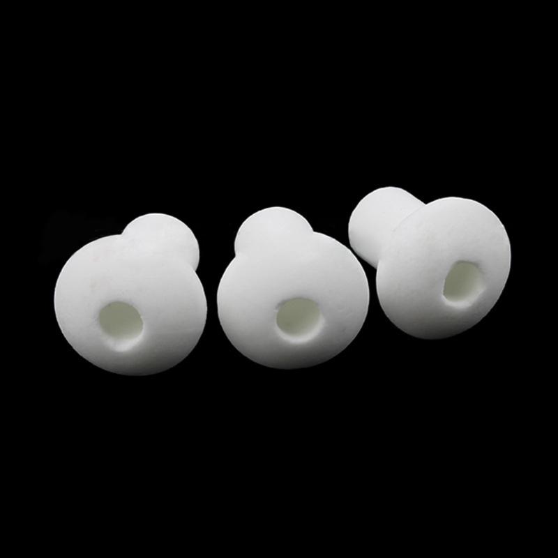 30Pieces Ceramic Oil Lamp Wick Holders Practical Wick Stands for Alcohols Lamp Practical Replacement Wicks Accessories