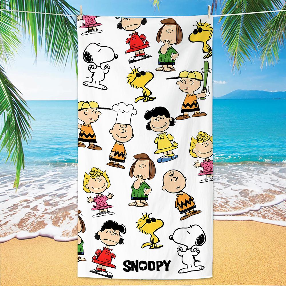 Popular Microfiber Beach Towel Cartoon Children'S Class A Beach Towel Summer Beach Towel
