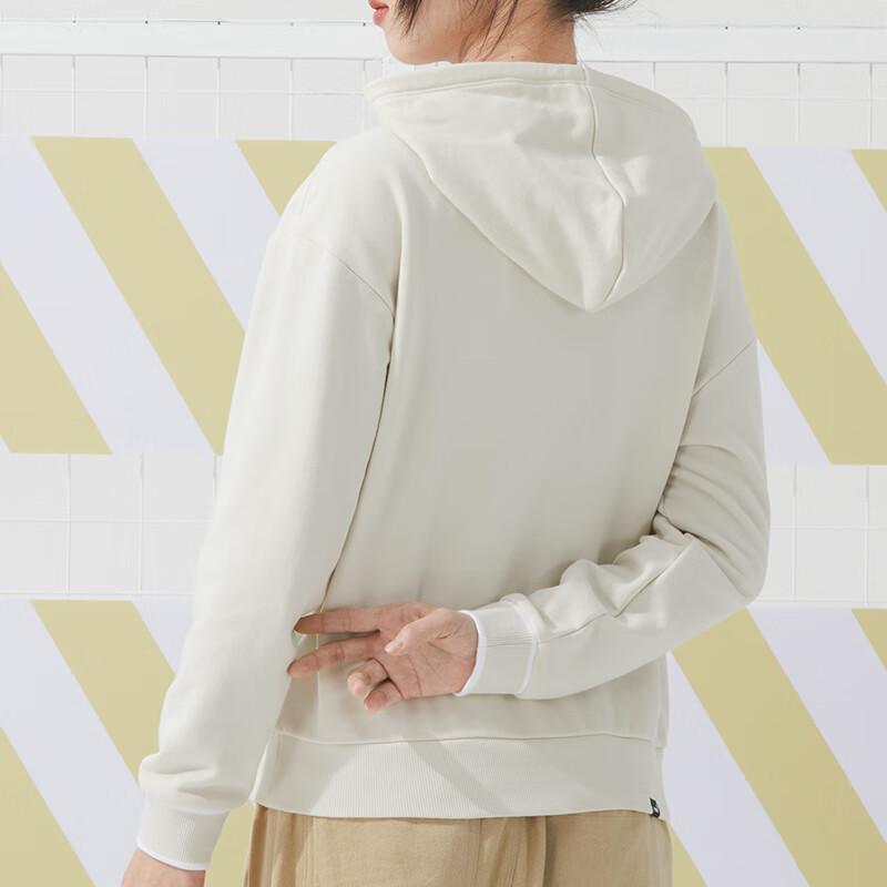 Puma Letter Print Casual Hoodie With Large Pockets Women hoodies Khaki 682176-87