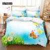 Butterfly Flower Queen Bedding Set Duvet Cover Set Bedding Digital Printing Bed Linen King Size Duvet Cover Set Bedding Set