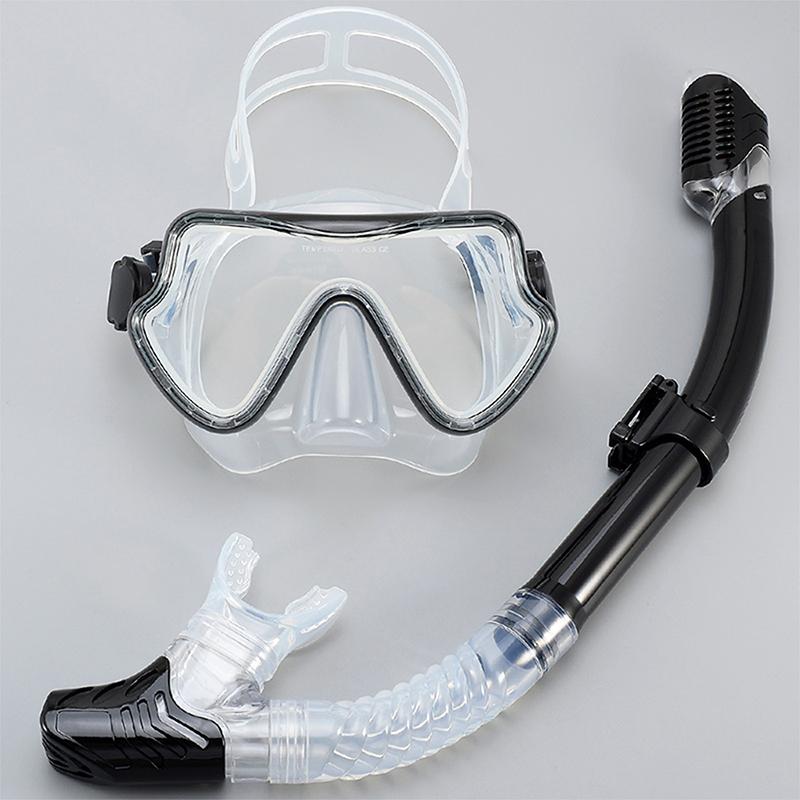 Diving Mask Snorkel Professional Scuba Diving Masks Snorkeling Set Adult Silicone Skirt Snorkeling Mask Diving Mask Goggles