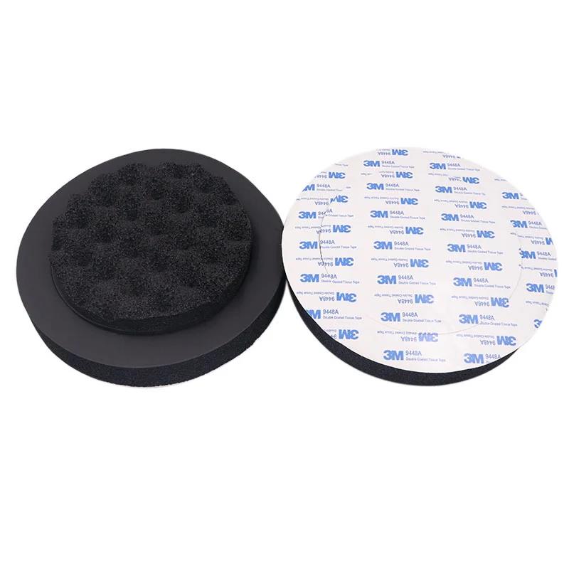 3M Adhesive 6.5 inch Car Horn Ring Soundproof Sponge Ring Foam Sealing Self-adhesive Sponge Pad Car Interior Audio Supplies Heat Shields 2