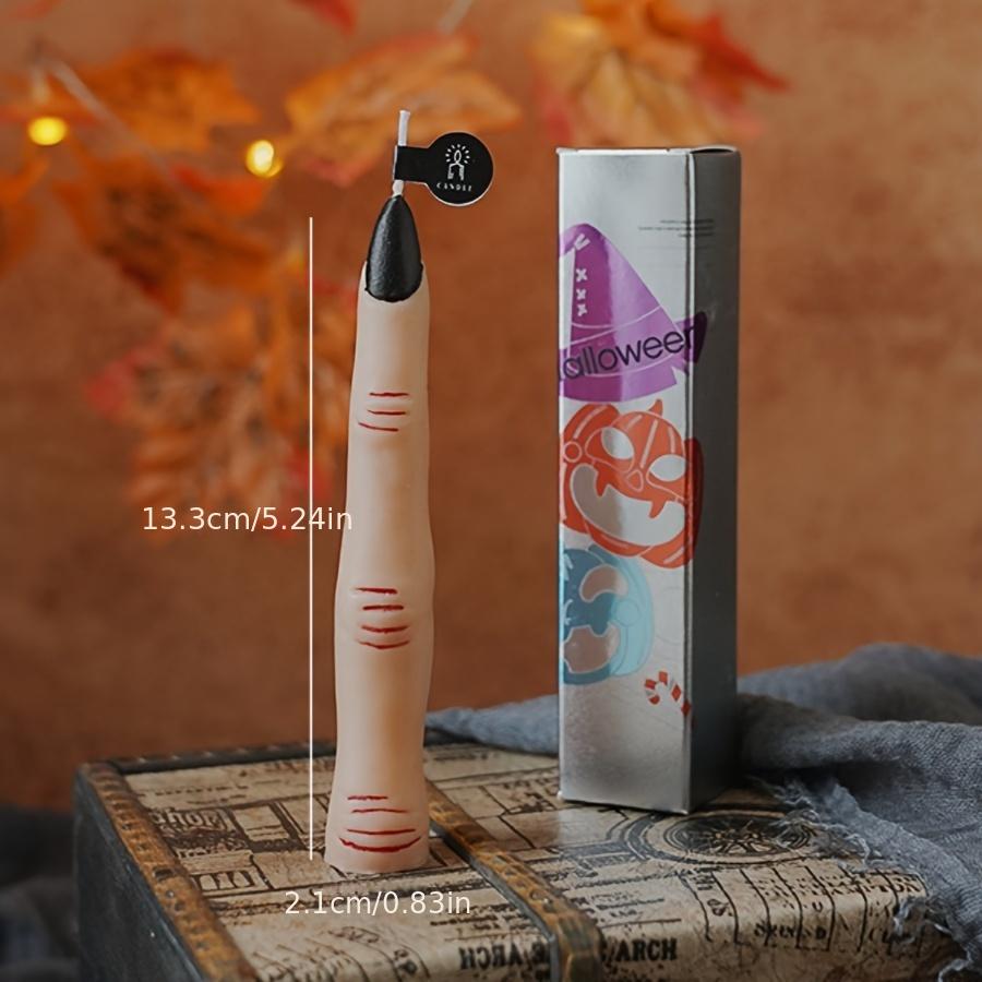1pc Halloween Pumpkin Candle Finger Skull Head Scented Candle Party Decoration Ornament Gift Photography Prop
