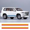 For Land Cruise 300 LC300 Prado 150 120 Car Sticker Door Side Stripe Decal Kit Waterproof PVC Stickers Car Exterior Accessories