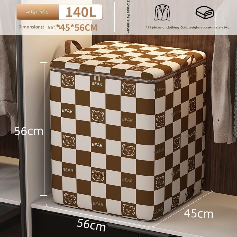 Large Capacity Vacuum Storage Bags For Quilts Clothes Seasonal Moving Organizer Thick Non Woven Compression Storage Bag