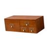 Wooden Desk Organizer with Drawers Desktop Organizer Multifunctional Organization for Cosmetics Jewelry Workspace Bathroom