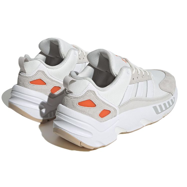 Adidas Oryginalne ZX 22 Boost Wygodna Amortyzacja Antypoślizgowe Odporne na Ścieranie Niskie Casualowe Buty do Biegania Trampki Unisex Białe HP2784