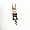 Cat Pendant Selling Cute Fun Cartoon Keyring Kitty Bicycle Car Motorcycle Keychain Metal Accessories Fashion Man Woman Gift