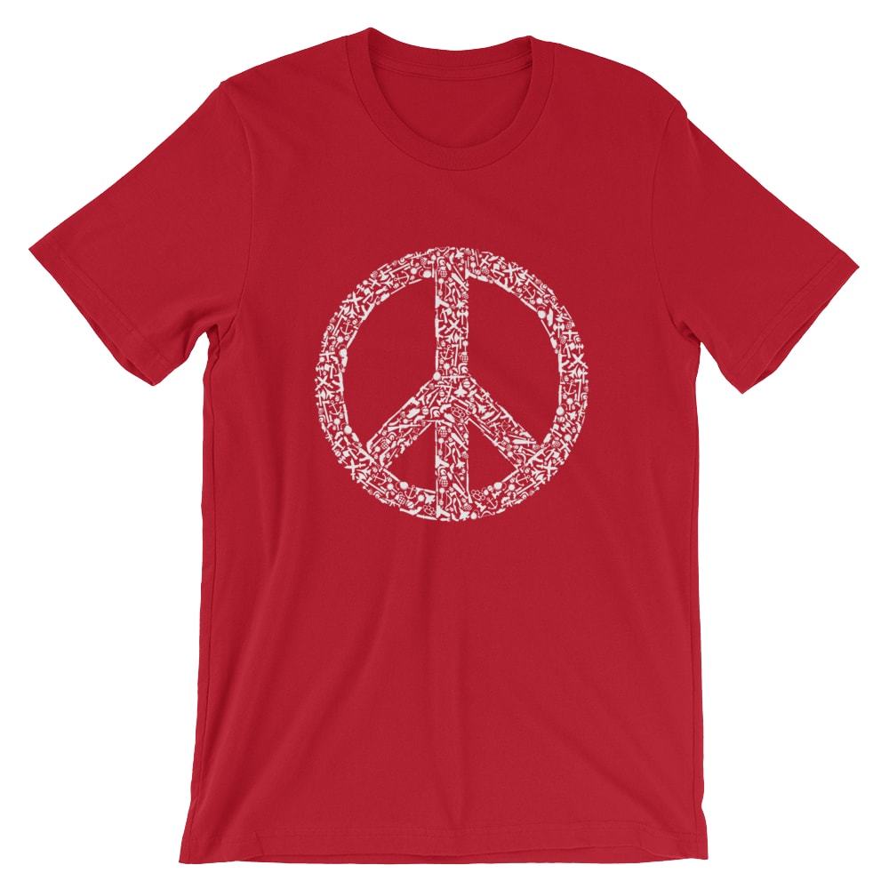 War Peace T-Shirt. 100% Cotton Premium Tee NEW
