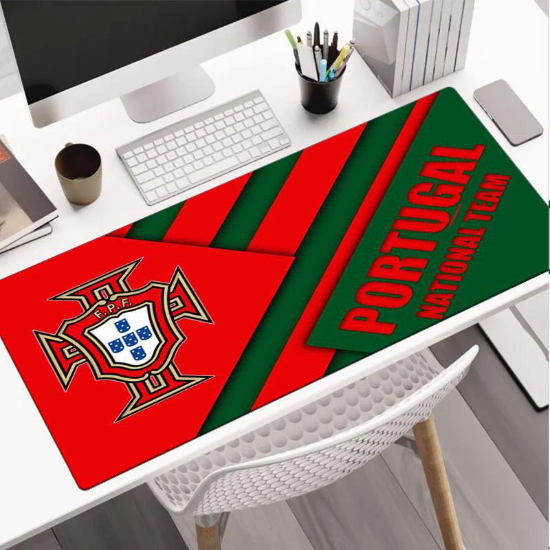 Portugal Football Crest Mouse Pad Mouse Pad, Gaming Mouse Pad, Keyboard Pad, Desk Decor for Computer Notebook Fan Gift Birthday Gift