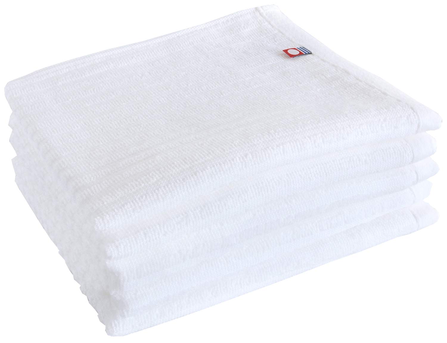 

Nippon Utensils Imabari Face Towels, 33 x 75cm, Set of 5, White