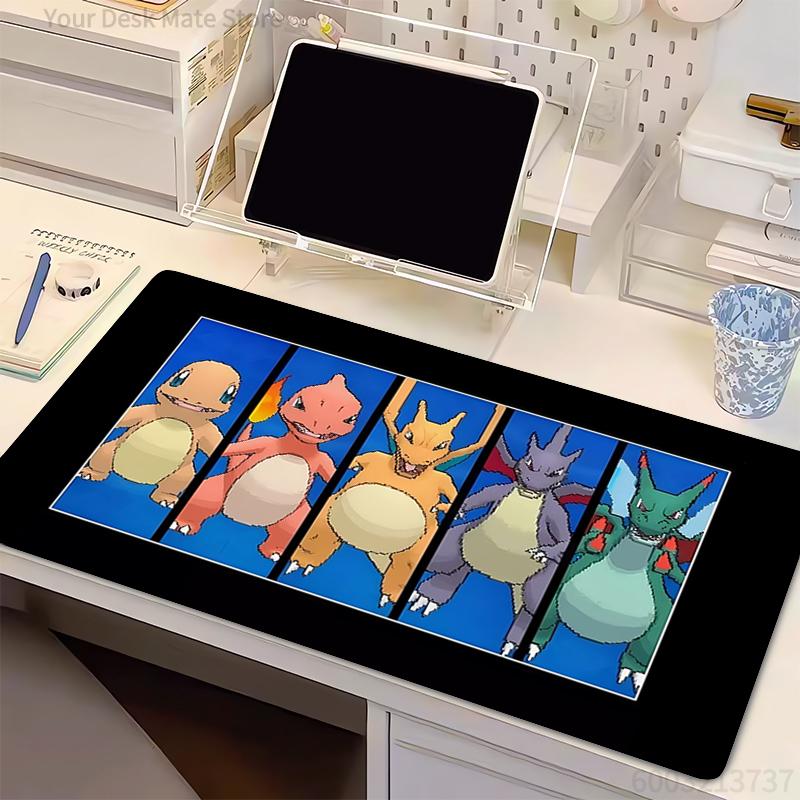 Mouse Pad P-Pokemon Gamers Decoracion Gamer Desk Mat Mousepad E-sports Players Laptop Gaming Accessories Varmilo Keyboard Carpet