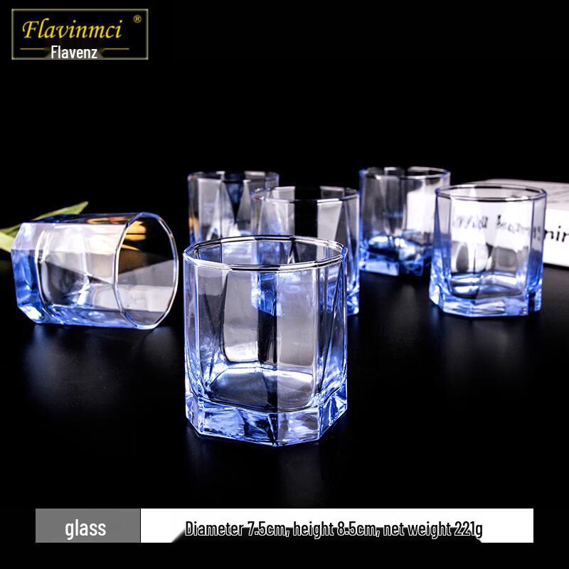 

Flewenz Octagonal Crystal Glass Set