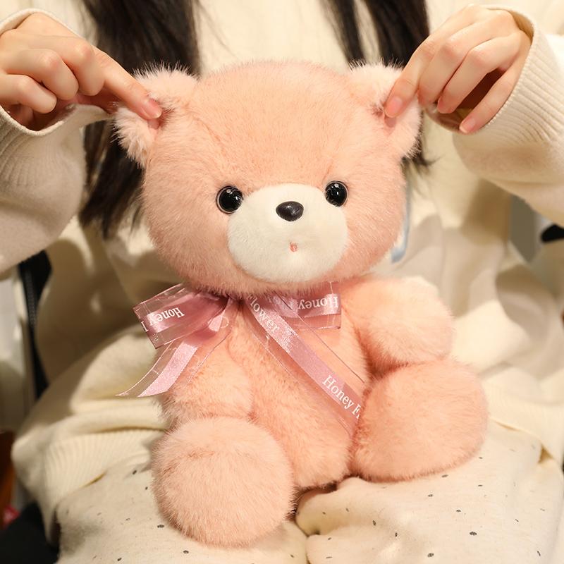 23/35CM Lovely Classic Teddy Bear Plush Toys Kawaii Mini Bear Plushie Pillow Stuffed Soft Dolls for Kids Girls Lover Gifts
