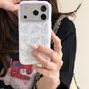 Purple Sequin Full-Screen Chain Case for iPhone 17/16 Pro Max/15/14