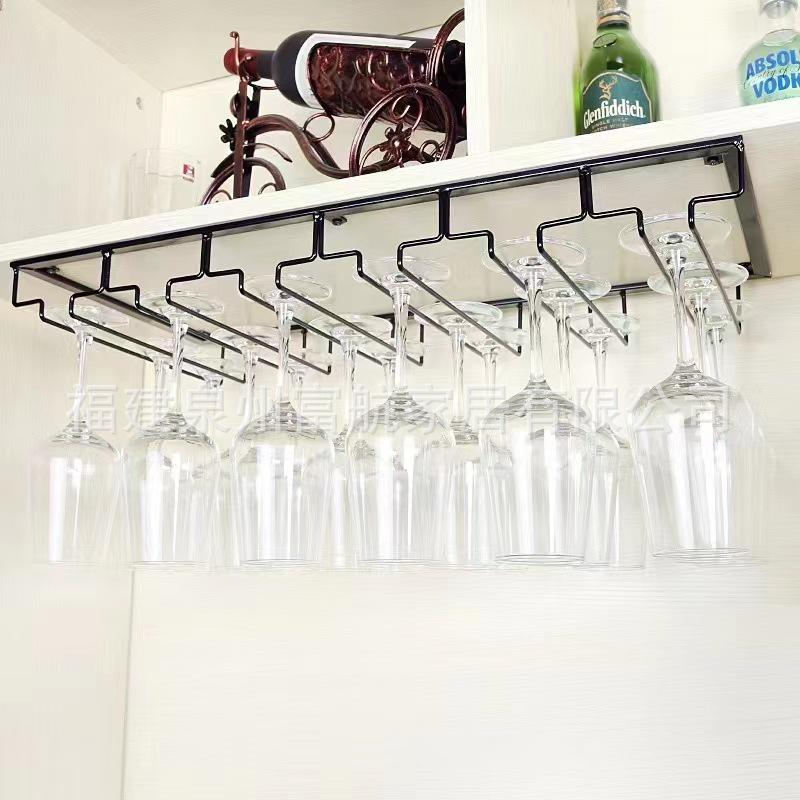 Wine Glass Rack - Upside Down Red Wine Goblet Hanging Storage & Home Decor