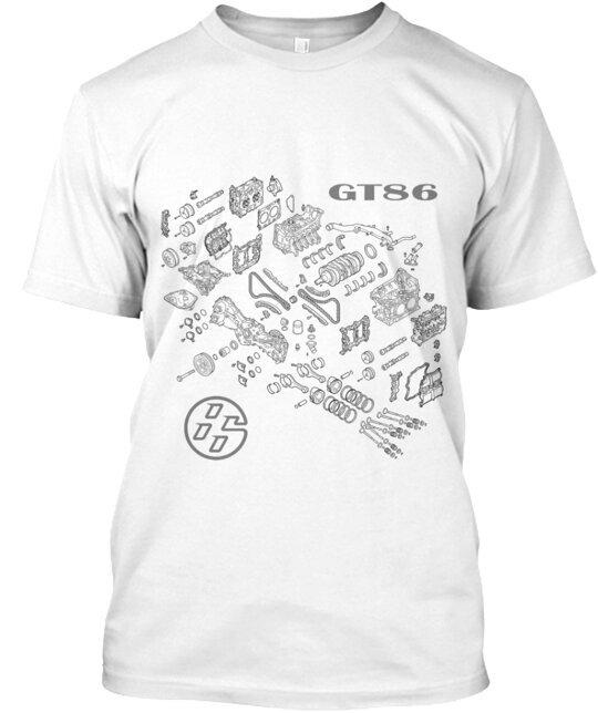 Gt86 Boxer Engine T-Shirt Made in the USA Size S to 5XL Unisex T-Shirt XL
