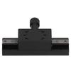 X Axis Dovetail Manual Trimming Platform Aluminum Alloy Gear Linear Slide Stage HC30‑A100