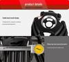 Q880 Aluminum Alloy DSLR Camera Tripod with Hydraulic Pan-Tilt Head for Photography and Videography