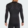 adidas Techfit Excitement Top Quick-Dry Athletic Fitted Long Sleeve Gym Shirt Men Tops KB3118
