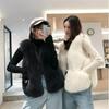 Podzim Zima Móda Pohodlná Všestranná Dámská Vesta Kabát Volnočasová Volná Faux Fur Dámská Tank Top Bunda