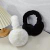 Solid Color Elastic Non-slip Cute Unisex Earmuffs Winter Soft Thickened Plush Headband Ear Warmer
