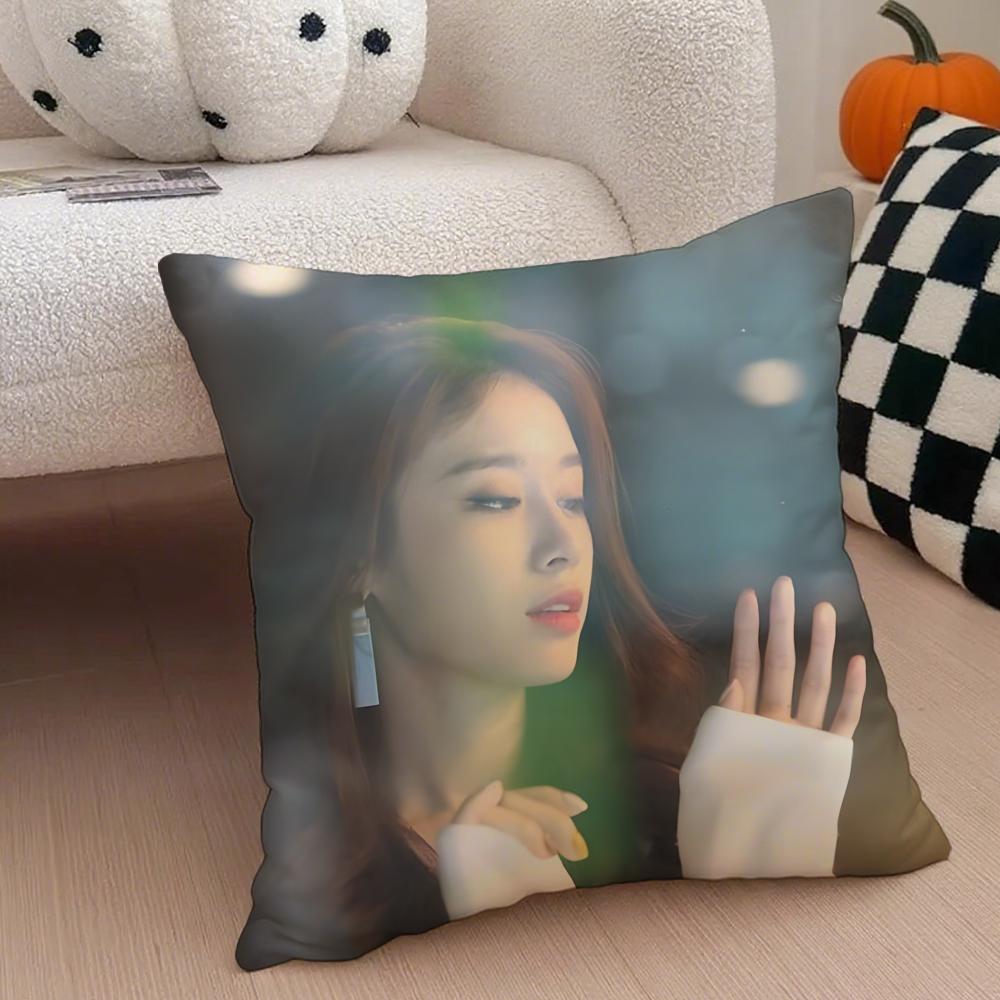 singer sexy PPark Jiyeon Cushion Cover Throw Pillow Cover Hidden Button Durable Polyester Chair Cushion