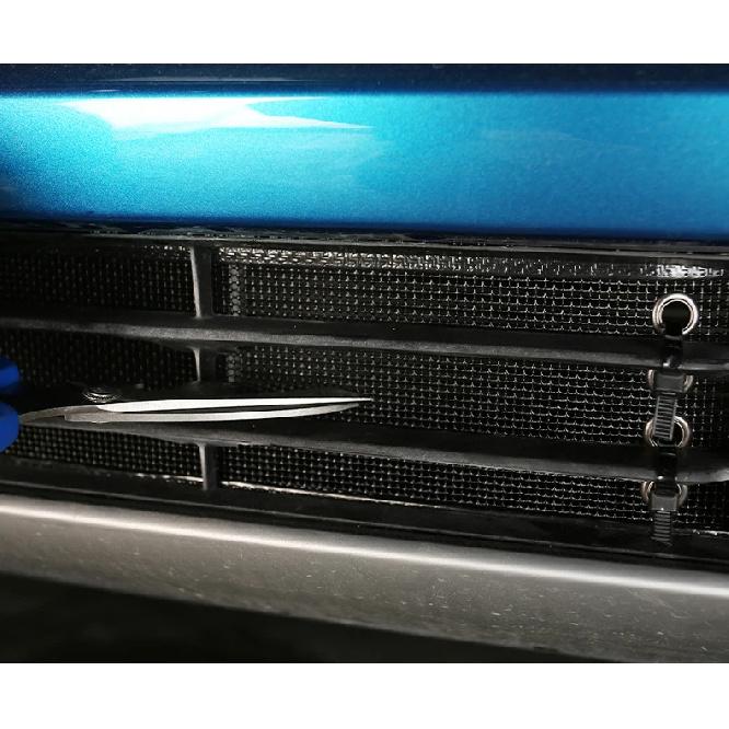 For BYD Atto 3 Yuan Plus   24 Stainless Steel Front Grill ect Net ect Screening Mesh Cover Car Styling Accessories