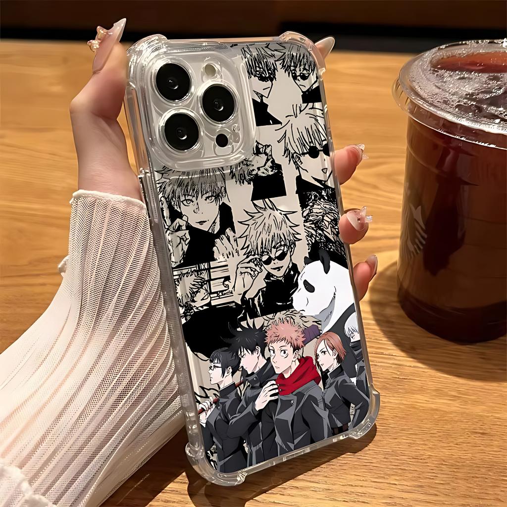 Jujutsus Anime Kaisens Phone Case For Samsung Galaxy S25 S24 S23 S22 S21 S20 Note20 Edge FE Ultra Plus 4G 5G Anti Fall TPU Cover