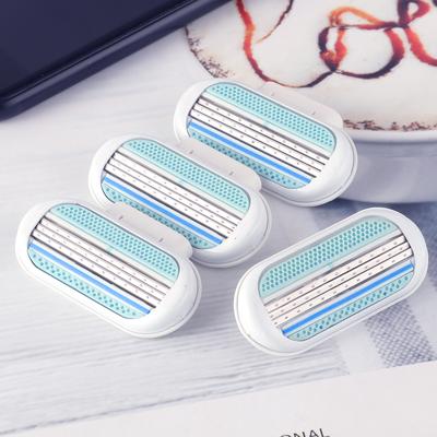 1-20 pz/set Lady Care Corpo Rasatura Sostituibile Accessori Della Macchina del Rasoio di Modo Cosmetici Rasoi di Sicurezza Lama di Rasoio