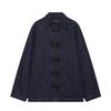 New, lapel-to-placket design three-dimensional denim jacket 5216079