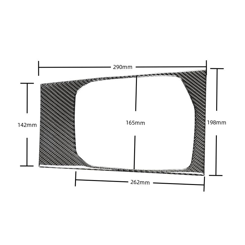 

For BMW 3 Series G20 G28 - Accessories Carbon Fiber Car Central Gear Shift Panel Cup Holder Storage Box Panel Trim Cover