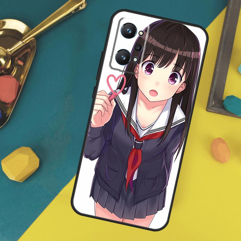 Anime girl cartoon japan cute Case For Realme 14 12 10 11 13 Pro Plus GT 6 6T 5 GT7 Pro C61 C55 C51 C21Y C25S C67 C75 C53