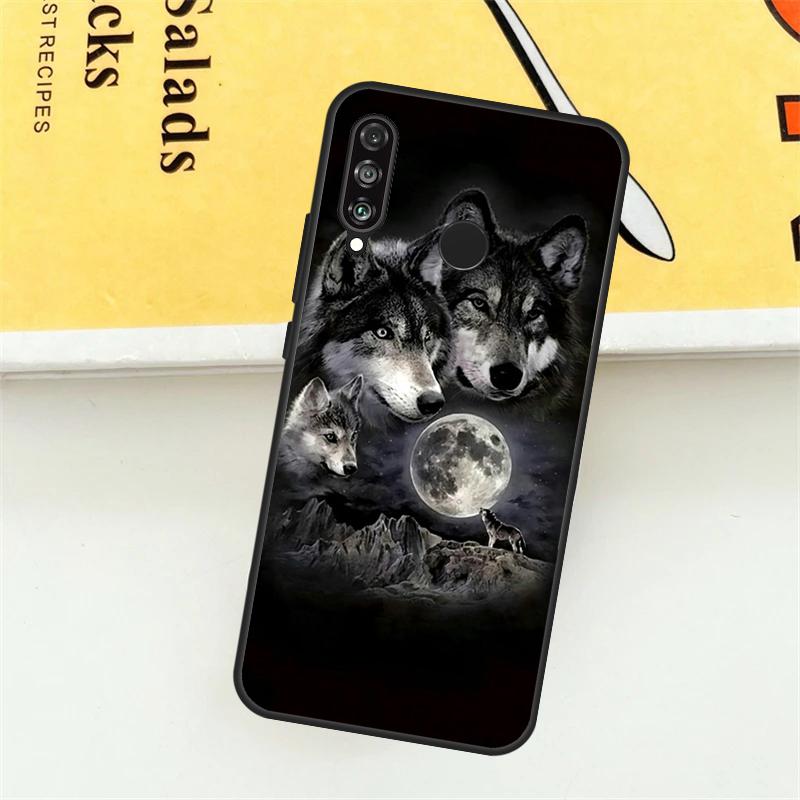Animal Wolf Galaxy For Huawei Nova Y61 Y73 Y70 Y72 Y60 Y90 Y91 7i 8i 11i 12i 12s 9 10 SE P20 P30 P40 Lite Case