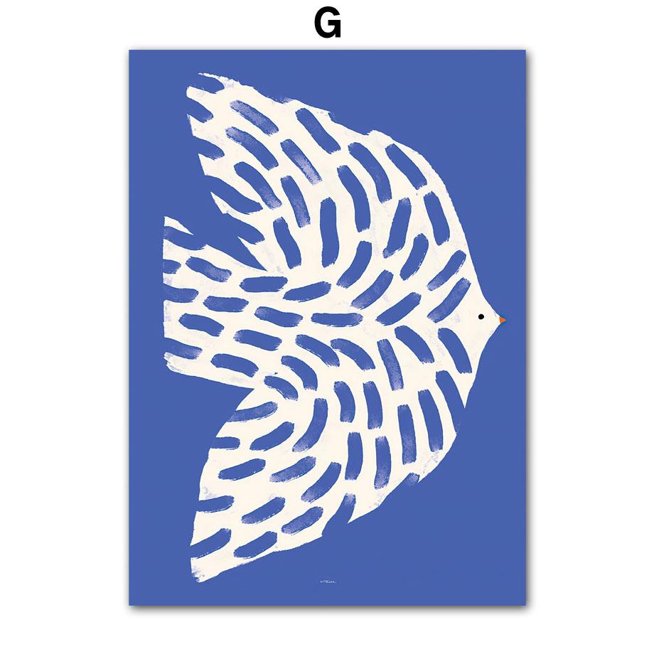 Μινιμαλιστικό Βάζο Λουλουδιών Μπολ Φρούτων Πουλί Αφηρημένο Μποέμ Αφίσες Και Εκτυπώσεις Τέχνη Τοίχου Ζωγραφική σε Καμβά Εικόνες για Διακόσμηση Σαλονιού