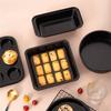 5PCS Heat-resistant Complete Baking Tray Kit Carbon Steel Cake Mold Convenient Baking Pan Set  Pizza