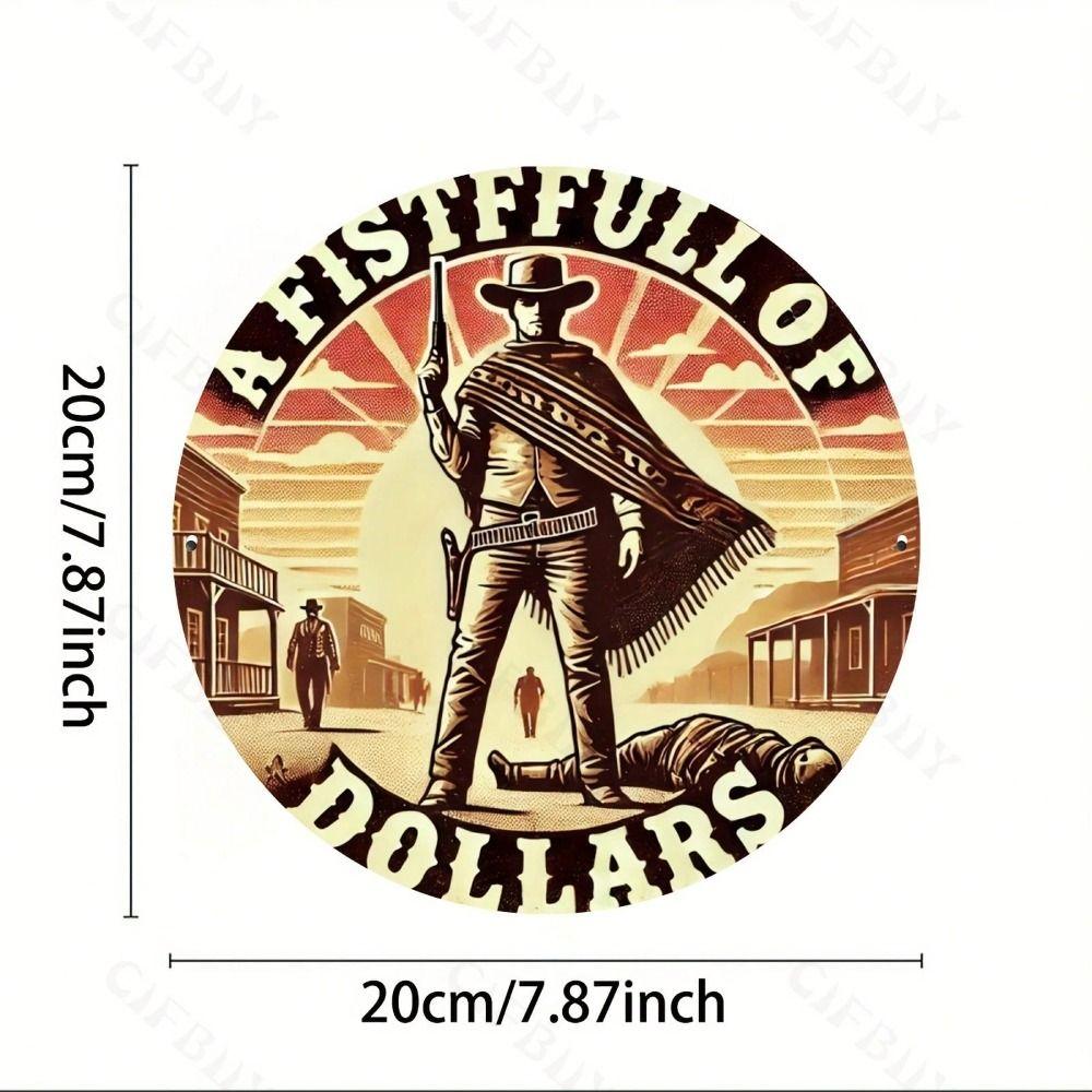 Metal Tin Sign Wall Art Handmade Painting 20x20cm