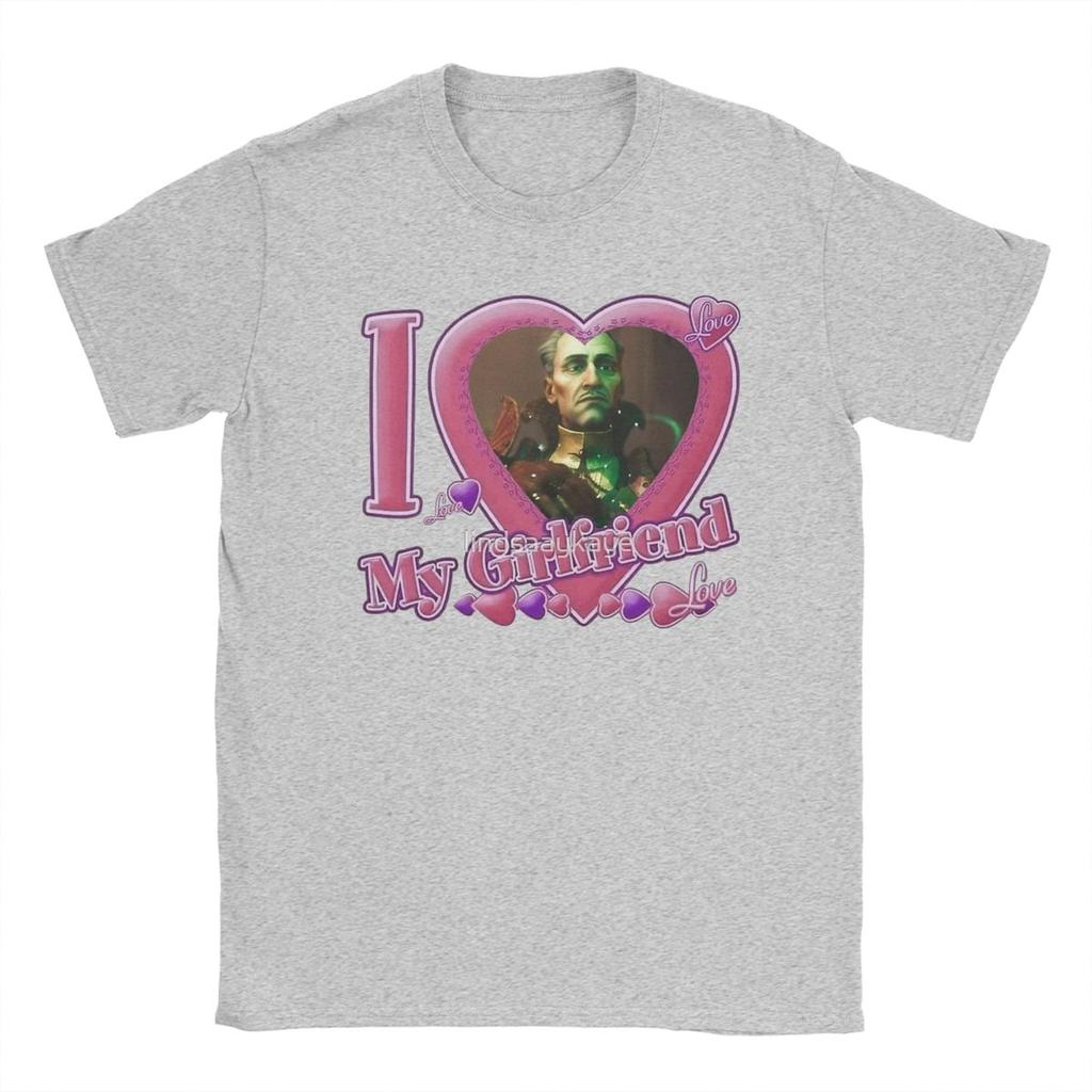 Emmrich Volkarin I Love My Girlfriend T-Shirts for Men Crew Neck Cotton T Shirt Dragons Ages Short Sleeve Tee Shirt Clothing
