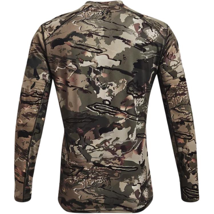 Under Armour Iso-Chill Brush Line Crew Neck Pullover Cool Short Sleeve T-Shirt Men Tops Camouflage Black 1361308-994
