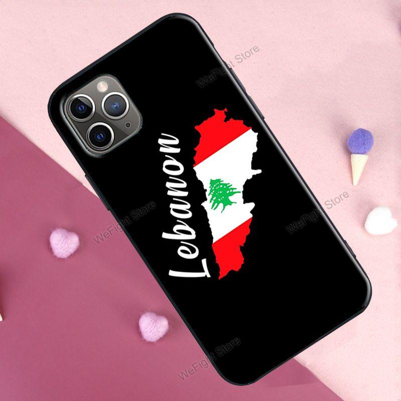 

Чехол для телефона с флагом Ливана для iPhone 13 11 Pro Max 12 mini X XR XS Max 6S 7 8 Plus SE 2020, задняя крышка iPhone 13 Pro