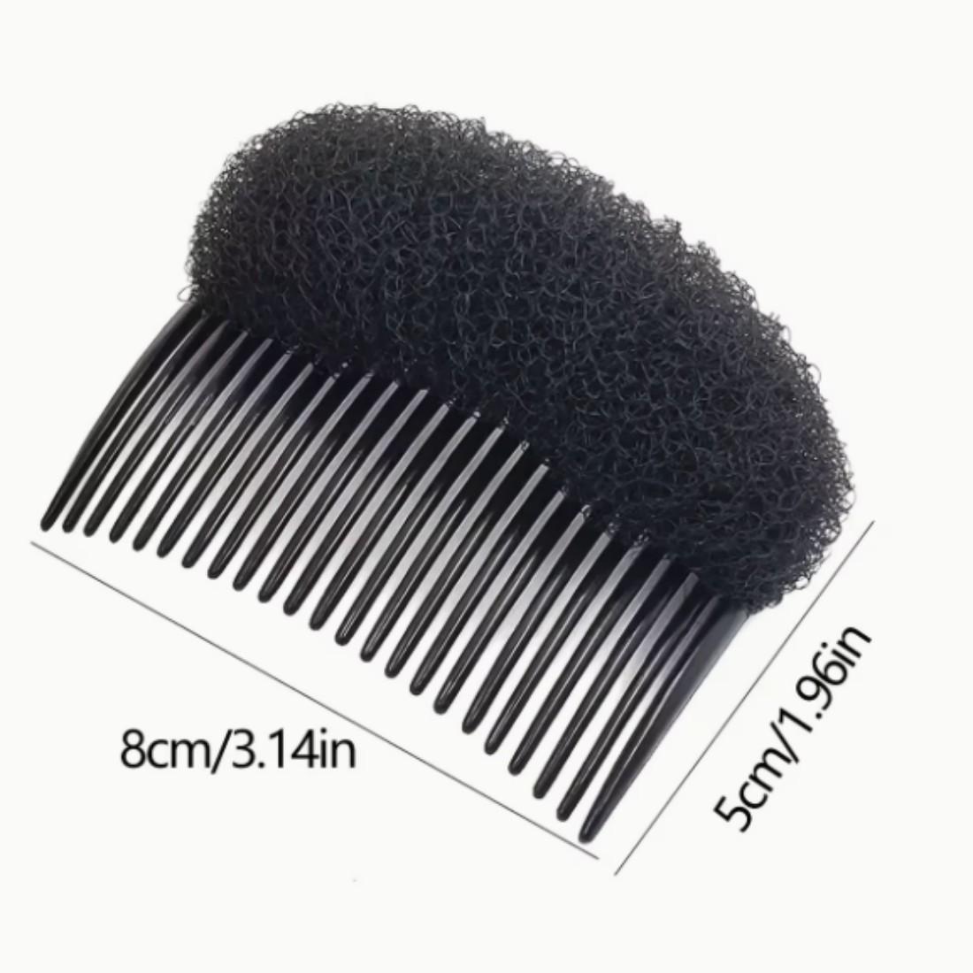 

Evelyn 3-Pack Invisible Volumizing Sponge Hair Extenders | Plastic Comb Volumizing Pads|Styling Tools | Ideal for Updos and Buns чёрный