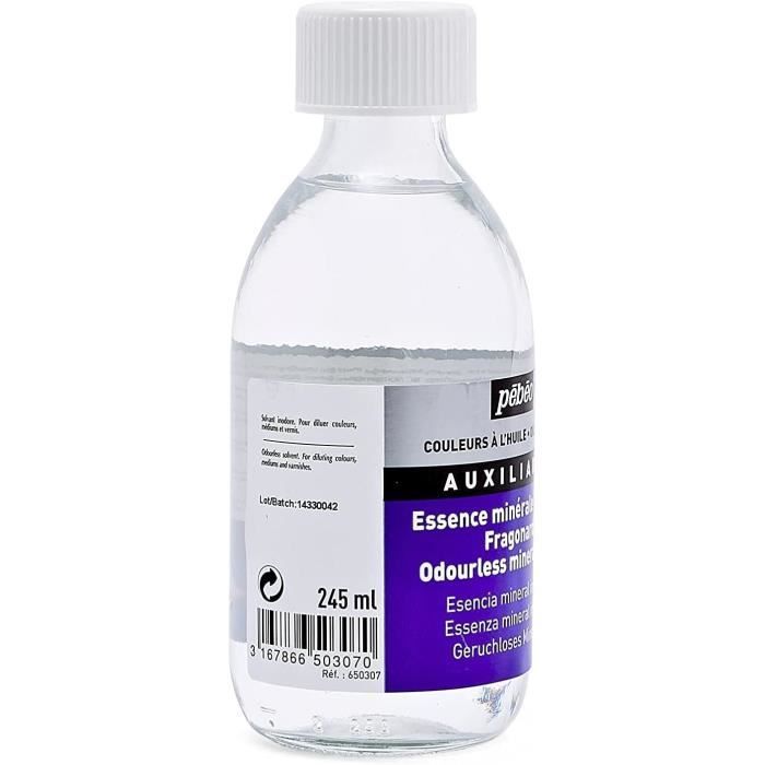 Mineral Essence - PEBEO - 245ml Bottle - Odorless - For Oil Painting - Multicolor