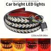 60 Inch Arrow LED Tailgate Light Bar Strip for Truck Flexible Switchback Red Amber Yellow Sequential Led Light- Waterproof