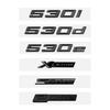 Glossy Black 520i 523i 525d 530d 530e 535d 540d 545e ABS Emblem for BMW 5 Series E39 E60 E61 F10 F11 G30 Car Trunk Logo Sticker tv2
