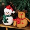 Christmas Tree Ornaments Xmas Decorative Hanging Ornaments Santa Reindeer Snowman For Holiday Party Decor Kids Gifts