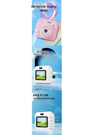Appareil photo CCD rétro haute valeur Polaroid: Cadeau d'anniversaire parfait, Haute résolution & Portable pour les voyages