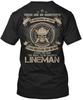 Lineman T Shirt Made In the USA Size S To 5XL