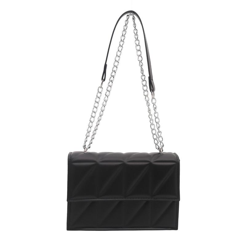 

Spring and summer new fashion temperament diamond messenger bag shoulder bag women s commuter work bag small square bag чёрный